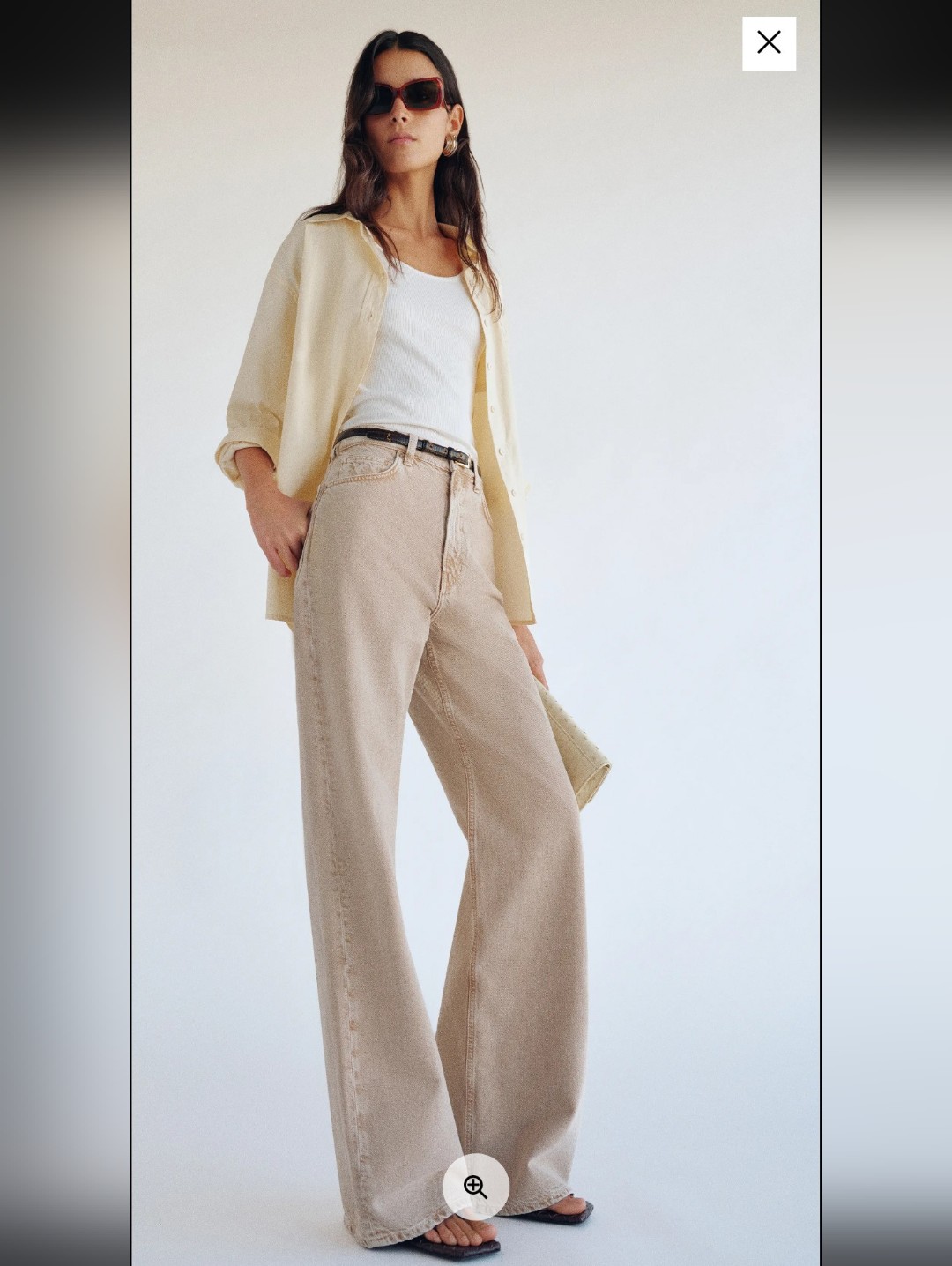 Cary High Rise Slouchy Wide Leg Jeans In Petoskey